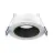 Noxion LED Spot Ares Diep ring Wit - met Binnenring Zwart | Zaagmaat 68mm - incl. GU10 Fitting