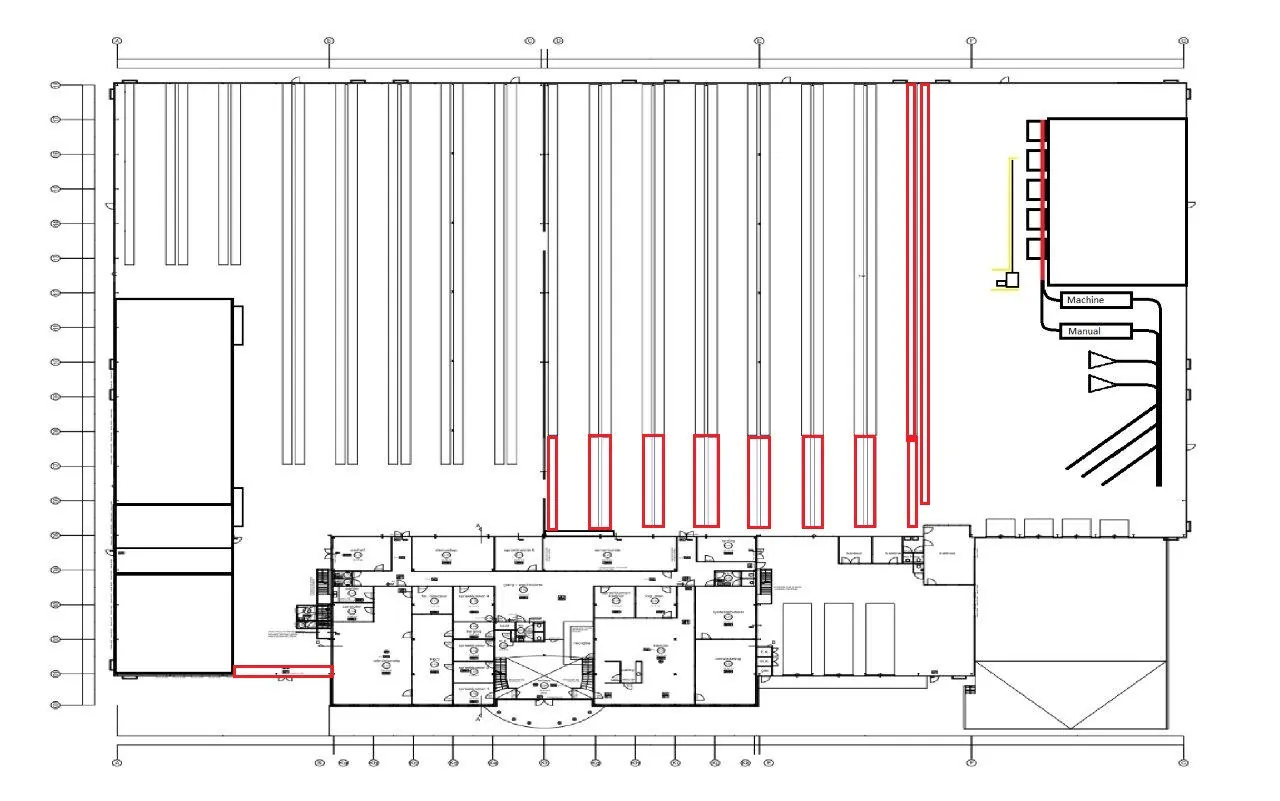 Lighting plan 2D 